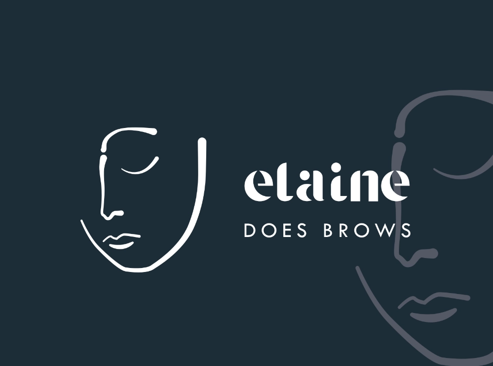 Elaine Does Brows branding project — replace with real visual